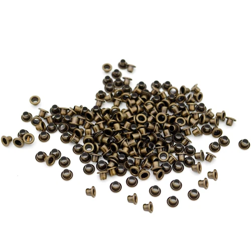 500x Arandelas Redondas de Ojal de Hierro Cuero Artesanía Zapatos Cinturón Reparación 2mm-20mm - Imagen 19 de 29