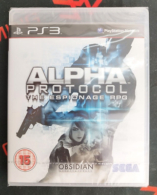 Alpha Protocol PS3 PlayStation 3 Videospiel mit Hülle (NEU & VERSIEGELT)