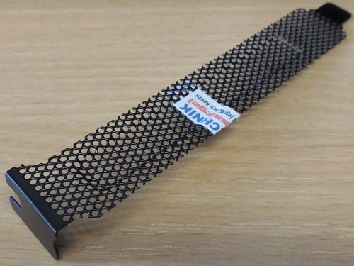 2x Stück Slotblech Slot Slotblende Abdeckung Gehäuse Lüftungslöcher schwarz*BL74 - Bild 3 von 3