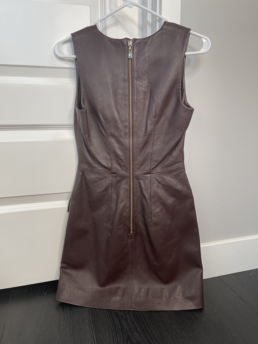 leather dresses near me Hello Gorgeous Vegan Leather Dress - Black