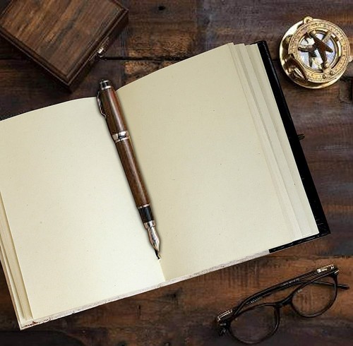 Sun & Moon Leather Bound Writing Journal for Women & Men (5x7 in) New - Picture 6 of 6