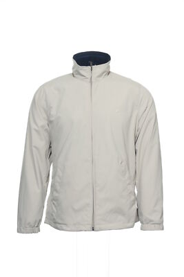 Nautica Men's Reversible Mock Neck Fleece Jacket (Small, True Stone) $80