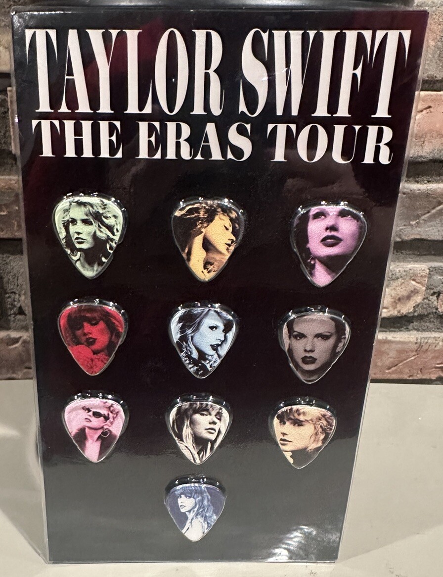 NEW Taylor Swift The Eras Tour Guitar Picks set of 10 NEW Taylor Swift The Eras Tour Guitar Picks set of 10