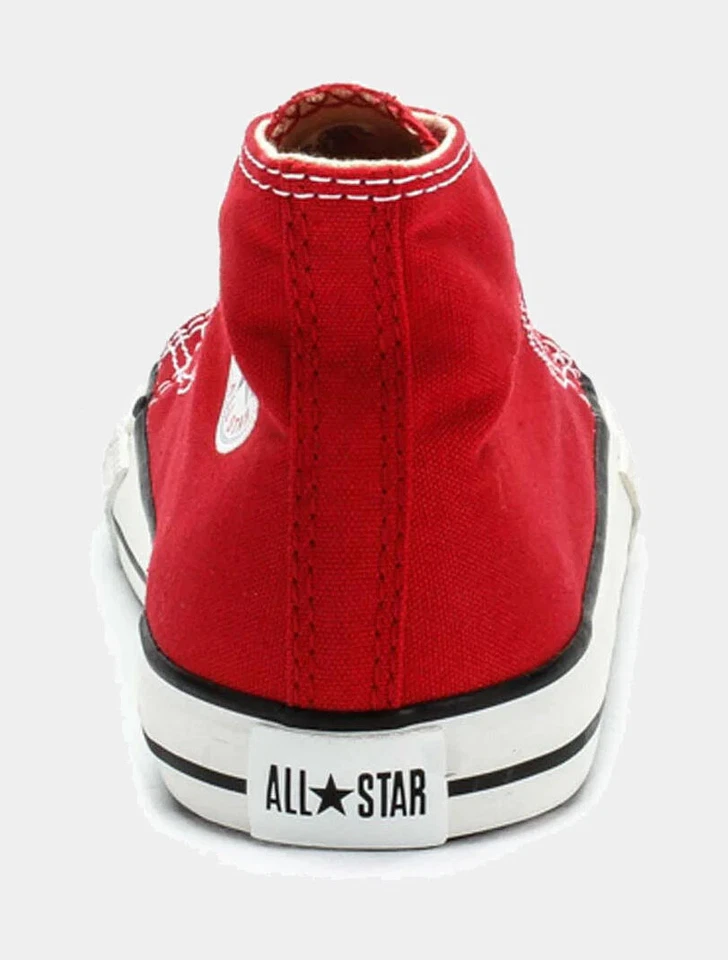 CONVERSE INFANTIL CHUCK TAYLOR ALL STAR HI TOP ROJO 7J232 NIÑO PEQUEÑO Foto 3 de 4