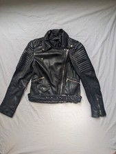 Zara Leather Jacket Padded Sheep Leather