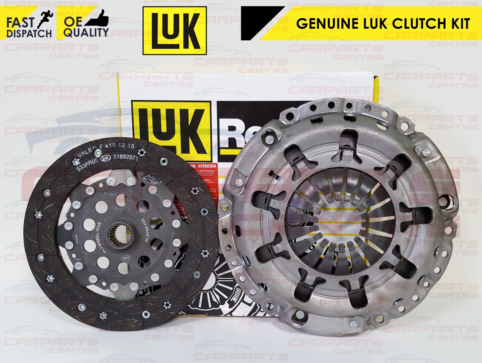FOR VOLVO C30 C70 S40 S60 S80 V40 V50 V70 LuK 2 PIECE CLUTCH KIT