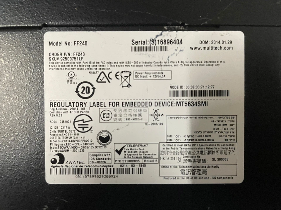 MultiTech FF240 FaxFinder - Image 3 of 4