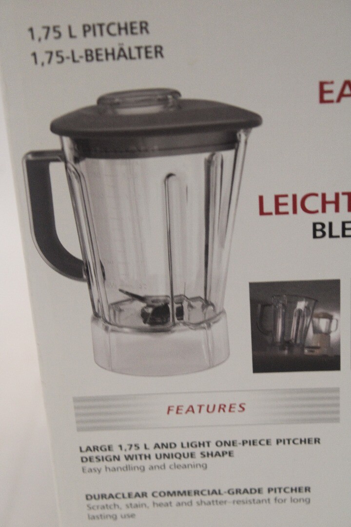 KITCHENAID Pitcher 1.75L Capacity Blender Jar 5KPP56EL Duraclear NEW