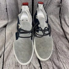 Del Toro Chukka High Top Men’s Blue/white Made in Italy Casual Shoes Sz 8 312