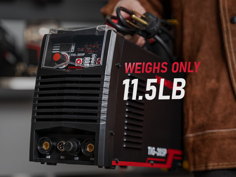 205Amp TIG Welder With TIG Pulse/TIG HF/STICK, 110&220V TIG Welding