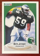 1990 NFL FLEER SETH JOYNER Philadelphia Eagles CARD #87