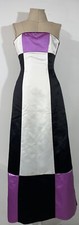 VTG Jessica McClintock Gunne Sax Long Strapless Mod Formal Y2K Dress sz 1/2