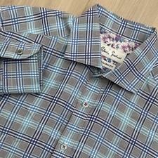 Robert Graham Shirt Men  s 41 - 16 Tailored Fit Long Sleeve Button Up Colorful