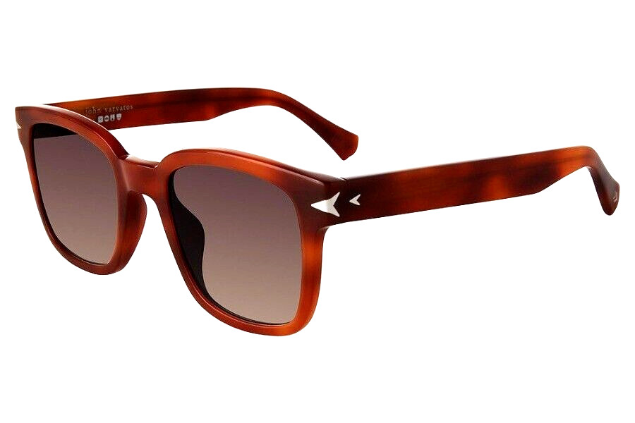 John Varvatos Sol VENICE SQUARE SJV564 51mm Rubio Havana - Hecho En Japón