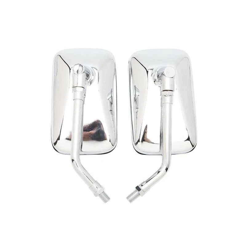 Espelhos retrovisores cromados de motocicleta para Yamaha YDT1 XT750 XT600 XT550 XT350 XS850 - Imagem 2 de 4