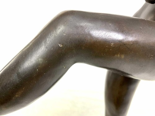 Pierre Lefaguays (1892-1962) Large Art Deco Bronze Dancing Woman signed - Picture 2 of 7