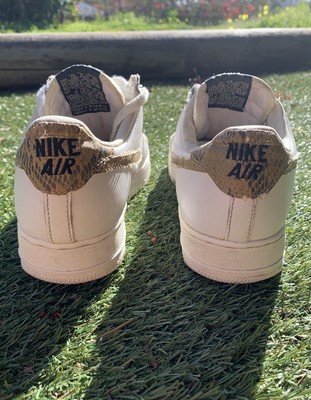 ivory snakeskin air force 1