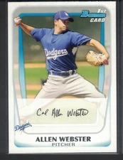 2011 Bowman - Prospects Allen Webster #BP89 Dodgers