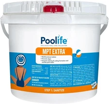 Poolife MPT Extra 21 lb Chlorine Tabs Prevent Algae Stains Scale Sun Protected