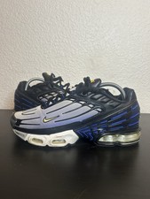 TN Air Nike Air Max Plus 3 GS Black/Chamois/Hyper Blue Size 5.5Y CD6871-001