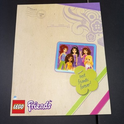 LEGO Friends Two Pocket Folder School Supply MZB Imagination Three Ring Binder