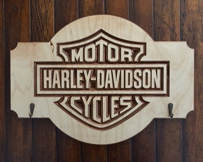 Father s Day Specials, Harley D. Motorcycle Carved Wall Sign, Key Holder Hooks