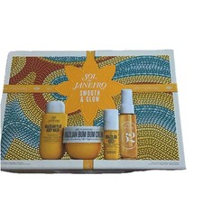 New Sol De Janeiro 62 Smooth And Glow 4 PIECES Set Mist Body Wash Cream Lip