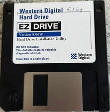 Western Digital EZ Hard Drive v9.06w 3.5" Floppy Disk