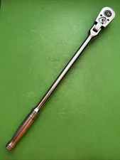 Snap-on Tools USA 1/2" Drive 17" Long Standard Handle Flex Head Ratchet S711A