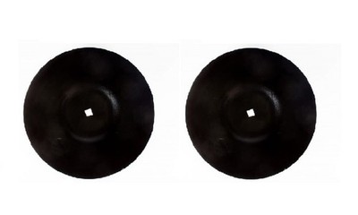 2 of 22'' Flat Center Smooth Disc Harrow Blade 1-1/8'' Square Bore 6 Gauge