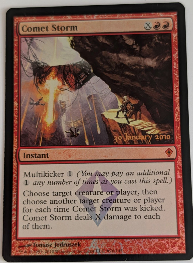 MTG Worldwake Comet Storm FOIL Pre-release