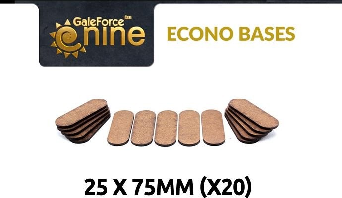 Gale Force 9 экономичных подставок 20x75 мм в упаковке из 20 штук GF9 GFEB22-B 2190₽