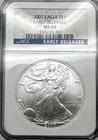2007 American Silver Eagle 1 oz Silver Coin .999 NGC MS69 Early Releases