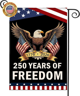250 Anniversary Usa Garden Flag Anniversary Garden Flag with Eagle Design - Patr