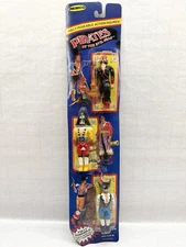 Remco Pirates of the EVIL SEAS 3 pack Peg Leg Captain Kid Henry Morgan *Damage*