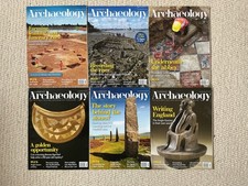 Current Archaeology  Magazines 6  Issues 347-351 from  2019