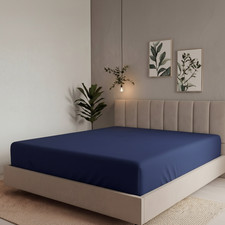 Extra Deep Fitted Sheet 16''/40cm Egyptian Cotton Single 4FT Double King Super K