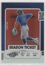 2021 Panini Contenders Season Ticket Optic Red Prizm Francisco Lindor #91 4s2