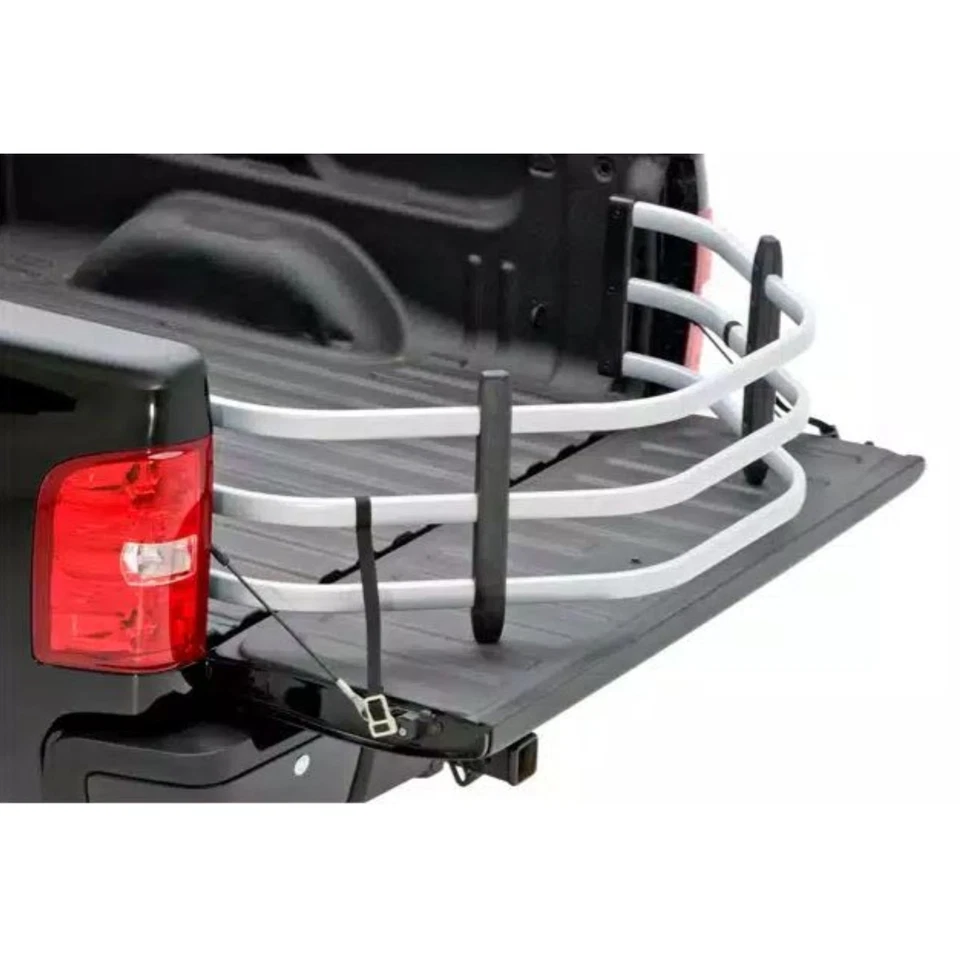 AMP BedXTender HD Sport Silver Truck Bed Extender for Silverado Sierra 1500 F150 - Image 2 of 4
