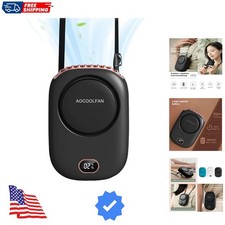 Portable Neck Fan, Mini Small Personal Handheld Fan USB Rechargeable 3 Speed ...