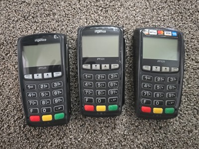 INGENICO IPP320 POINT OF SALE PINPAD No Power Adapters  - (LOT OF 3)