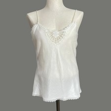 Vintage Camisole Lingerie Tank Top Women Coquette Lace Strap Balletcore 1980s
