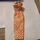 Vintage Barbie #1524 Orange Print Dress