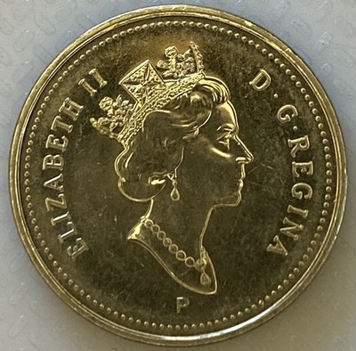 2000P Canada Five 5 Cents Beaver Key Date Nickel Circulated Coin