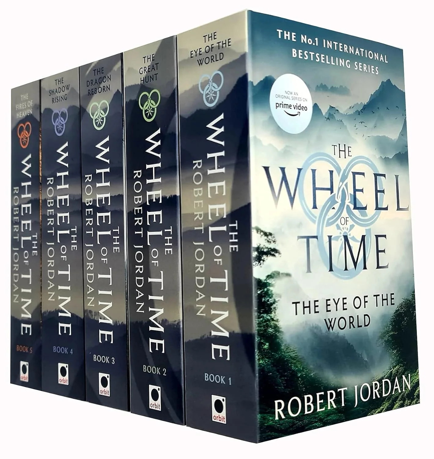 Robert Jordan Wheel of Time Collection 5 Books Set (Book 1-5) Ey | Robert Jordan