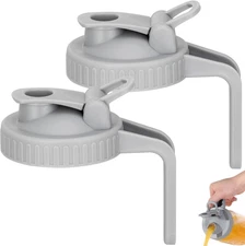 Mason Jar Pour Spout Lid for Wide Mouth Mason Jars, Airtight Mason Jar Pitcher F