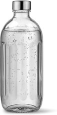 Carbonator Pro Glass Bottle - Stainless Steel Cap, 27Oz | Dishwasher Safe, Exclu