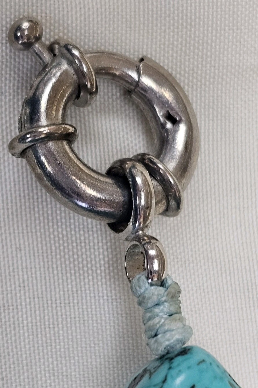 Beautiful Turquoise Statement Piece Necklace - image 7