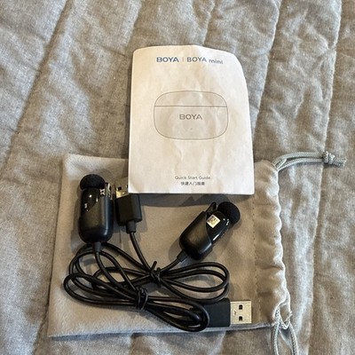 Boya Mini 2 Mini Wireless Microphone AI Noise Cancellation What You See
