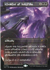 MTG: Secret Lair Drop Series: tOrMEnt oF hAiLFiRe: Lightly Played Condition